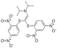 N-[2,2-Bis[(2,4-dinitrophenyl)thio]ethenyl]-N-isopropyl-2-propanamine CAS#: 42362-45-8