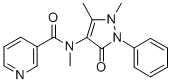 N-(2,3-dihydro-1,5-dimethyl-3-oxo-2-phenyl-1H-pyrazol-4-yl)-N-methylnicotinamide CAS#: 34760-49-1