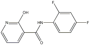 N-(2,4-difluorophenyl)-2-hydroxy-3-pyridine-carboxamide CAS#: 130191-66-1