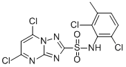 N-(2,6-Dichloro-3-methylphenyl)-5,7-dichloro-1,2,4-triazolo[1,5-a]pyrimidine-2-sulfonamide CAS#: 134892-32-3