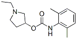N-(2,6-Dimethylphenyl)carbamic acid 1-ethyl-3-pyrrolidinyl ester CAS#: 31755-09-6