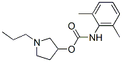 N-(2,6-Dimethylphenyl)carbamic acid 1-propyl-3-pyrrolidinyl ester CAS#: 31755-11-0