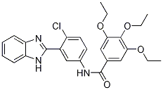 N-[3-(1H-Benzimidazol-2-yl)-4-chlorophenyl]-3,4,5-triethoxybenzamide CAS#: 329196-48-7