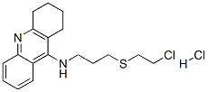 N-[3-(2-chloroethylsulfanyl)propyl]-5,6,7,8-tetrahydroacridin-9-amine hydrochloride CAS#: 38915-04-7