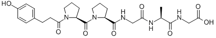 N-3-(4-Hydroxyphenyl)propionyl-prolyl-prolyl-glycyl-alanyl-glycine CAS#: 119798-87-7