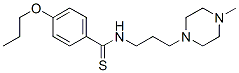 N-[3-(4-Methyl-1-piperazinyl)propyl]-p-(propoxy)thiobenzamide CAS#: 32416-24-3