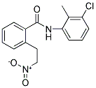 N-(3-CHLORO-2-METHYLPHENYL)-2-(2-NITROETHYL)BENZENECARBOXAMIDE CAS#: 339016-59-0