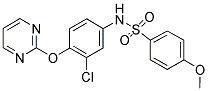 N-[3-CHLORO-4-(2-PYRIMIDINYLOXY)PHENYL]-4-METHOXYBENZENESULFONAMIDE CAS#: 338413-19-7