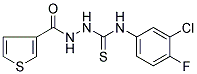 N-(3-CHLORO-4-FLUOROPHENYL)-2-(3-THIENYLCARBONYL)-1-HYDRAZINECARBOTHIOAMIDE CAS#: 329697-92-9