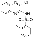 N-(3-CHLOROQUINOXALIN-2-YL)-2-METHYLBENZENESULFONAMIDE CAS#: 4029-40-7
