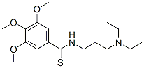 N-[3-(Diethylamino)propyl]-3,4,5-trimethoxythiobenzamide CAS#: 32417-54-2