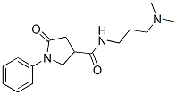 N-(3-Dimethylaminopropyl)-2-oxo-1-phenyl-4-pyrrolidinecarboxamide CAS#: 39629-97-5