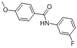 N-(3-FLUOROPHENYL)-4-METHOXYBENZAMIDE CAS#: 167565-79-9