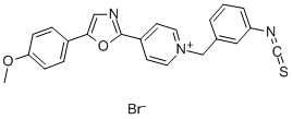N-(3-ISOTHIOCYANATOBENZYL)-4-[5-(4-METHOXYPHENYL)-2-OXAZOLYL]PYRIDINIUM BROMIDE CAS#: 155862-89-8