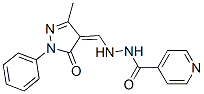 N'-[(3-Methyl-5-oxo-1-phenyl-2-pyrazolin-4-ylidene)methyl]-4-pyridinecarbohydrazide CAS#: 4702-86-7