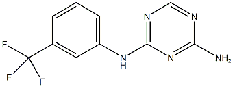 N-(3-TRIFLUOROMETHYL-PHENYL)-[1,3,5]TRIAZINE-2,4-DIAMINE CAS#: 3832-69-7