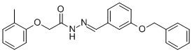 N'-[3-(benzyloxy)benzylidene]-2-(2-methylphenoxy)acetohydrazide CAS#: 300673-64-7