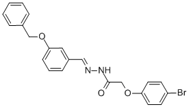 N'-[3-(benzyloxy)benzylidene]-2-(4-bromophenoxy)acetohydrazide CAS#: 397304-09-5