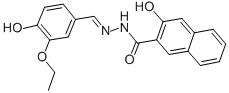 N'-(3-ethoxy-4-hydroxybenzylidene)-3-hydroxy-2-naphthohydrazide CAS#: 316143-45-0
