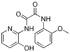 N-(3-hydroxypyridin-2-yl)-N'-(2-methoxyphenyl)oxamide CAS#: 380613-14-9