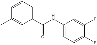 N-(3,4-difluorophenyl)-3-methylbenzamide CAS#: 346720-59-0
