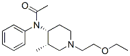 N-[(3S,4R)-1-(2-ethoxyethyl)-3-methyl-4-piperidyl]-N-phenyl-acetamide CAS#: 125080-87-7
