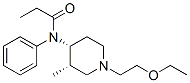 N-[(3S,4R)-1-(2-ethoxyethyl)-3-methyl-4-piperidyl]-N-phenyl-propanamid e CAS#: 125080-84-4