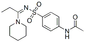 N-[4-[1-(1-piperidyl)propylideneamino]sulfonylphenyl]acetamide CAS#: 126826-71-9