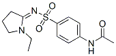 N-[4-[(1-ethylpyrrolidin-2-ylidene)amino]sulfonylphenyl]acetamide CAS#: 126826-51-5