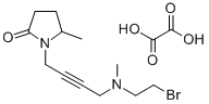 N-(4-((2-Bromoethyl)methylamino)-2-butynyl)-5-methyl-2-pyrrolidone CAS#: 118630-61-8