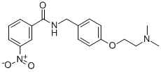 N-((4-(2-(Dimethylamino)ethoxy)phenyl)methyl)-3-nitrobenzamide CAS#: 122892-80-2