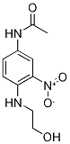 N-{[4-(2-Hydroxyethyl)amino]-3-nitrophenyl}acetamide, 2-[(4-Acetamido-2-nitrophenyl)amino]ethan-1-ol, 5-Acetamido-2-[(2-hydroxyethyl)amino]nitrobenzene CAS#: 34572-59-3