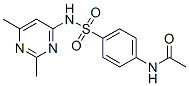 N-[4-[[(2,6-dimethyl-4-pyrimidinyl)amino]sulphonyl]phenyl]acetamide CAS#: 3163-31-3