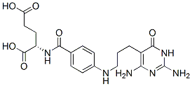 N-(4-((3-(2,4-diamino-1,6-dihydro-6-oxo-5-pyrimidinyl)propyl)amino)benzoyl)glutamic acid CAS#: 118252-44-1