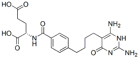 N-[4-[4-[(2,6-Diamino-1,4-dihydro-4-oxopyrimidin)-5-yl]butyl]benzoyl]-L-glutamic acid CAS#: 124656-55-9