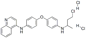 N-[4-[4-(4-chlorobutan-2-ylamino)phenoxy]phenyl]quinolin-4-amine dihyd rochloride CAS#: 133041-60-8