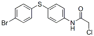 N-{4-[(4-BROMOPHENYL)THIO]PHENYL}-2-CHLOROACETAMIDE CAS#: 38007-83-9