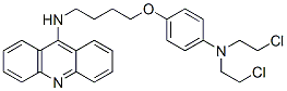 N-(4-(4-(Bis(2-chloroethyl)amino)phenoxy)butyl)-9-acridinamine CAS#: 130031-47-9
