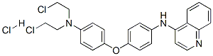 N-[4-[4-[bis(2-chloroethyl)amino]phenoxy]phenyl]quinolin-4-amine hydro chloride CAS#: 133041-53-9