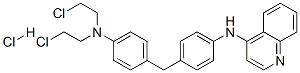 N-[4-[[4-[bis(2-chloroethyl)amino]phenyl]methyl]phenyl]quinolin-4-amin e hydrochloride CAS#: 133041-54-0