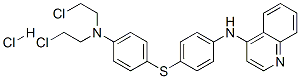 N-[4-[4-[bis(2-chloroethyl)amino]phenyl]sulfanylphenyl]quinolin-4-amin e hydrochloride CAS#: 133041-55-1