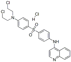 N-[4-[4-[bis(2-chloroethyl)amino]phenyl]sulfonylphenyl]quinolin-4-amin e hydrochloride CAS#: 133041-59-5
