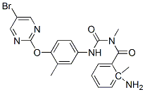 N-[[4-(5-bromopyrimidin-2-yl)oxy-3-methyl-phenyl]carbamoyl]-2-dimethyl amino-benzamide CAS#: 134742-19-1