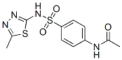 N-[4-[[(5-methyl-1,3,4-thiadiazol-2-yl)amino]sulphonyl]phenyl]acetamide CAS#: 39719-87-4