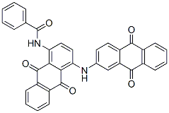 N-[4-[(9,10-Dihydro-9,10-dioxoanthracen-2-yl)amino]-9,10-dihydro-9,10-dioxoanthracen-1-yl]benzamide CAS#: 4003-36-5