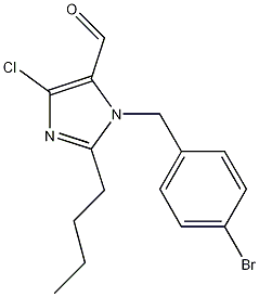 N-(4-Bromobenzyl)-2-butyl-4-chloro-1H-imidazole-5-carboxyaldehyde CAS#: 143722-29-6