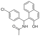 N-[(4-CHLORO-PHENYL)-(2-HYDROXY-NAPHTHALEN-1-YL)-METHYL]-ACETAMIDE CAS#: 332174-65-9