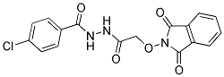 N'-(4-CHLOROBENZOYL)-2-[(1,3-DIOXO-1,3-DIHYDRO-2H-ISOINDOL-2-YL)OXY]ACETOHYDRAZIDE CAS#: 339105-83-8
