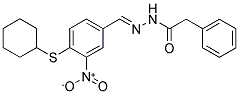 N'-([4-(CYCLOHEXYLSULFANYL)-3-NITROPHENYL]METHYLENE)-2-PHENYLACETOHYDRAZIDE CAS#: 329058-83-5