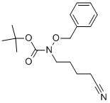 N-(4-Cyanobutyl)-N-(phenylmethoxy)carbamic acid tert-butyl ester CAS#: 128173-50-2